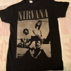 Nirvana black tee S/P